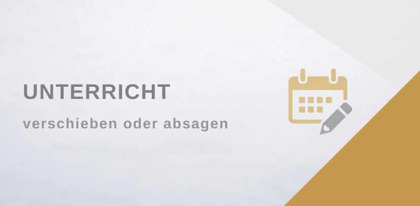 Absage der Trainingsteilnahme